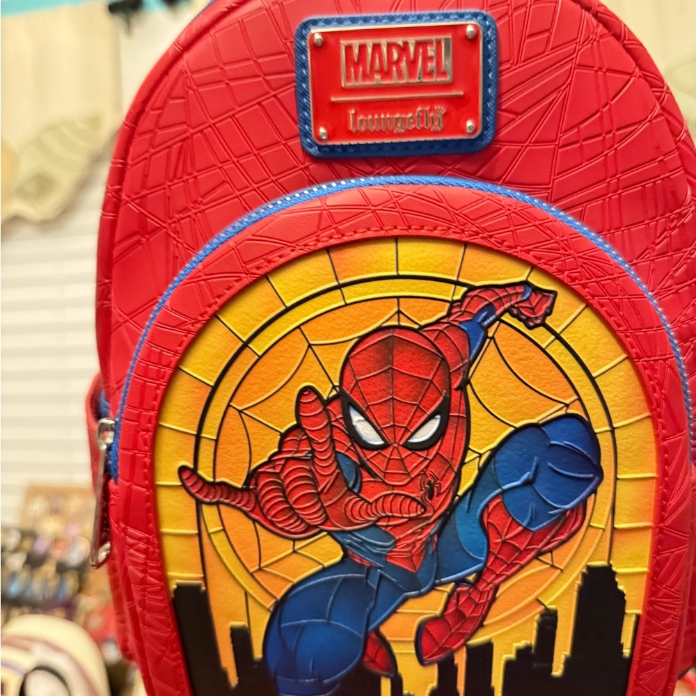 Marvel Spider-Man Kids Backpack - Red and Blue